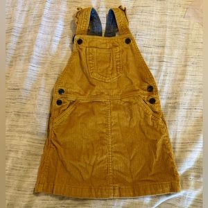 Gap overall skirt little girls yellow / Goldenrod